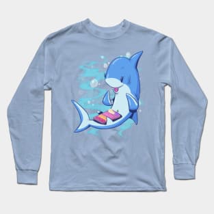 Shark Coochie Long Sleeve T-Shirt